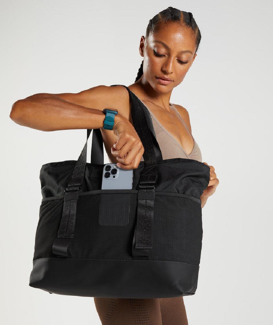 Bolsas Gymshark Everyday Tote Accessories Negras | CO 4249BEX